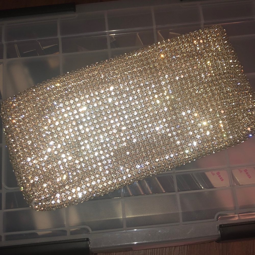 Rhinestone clutch
